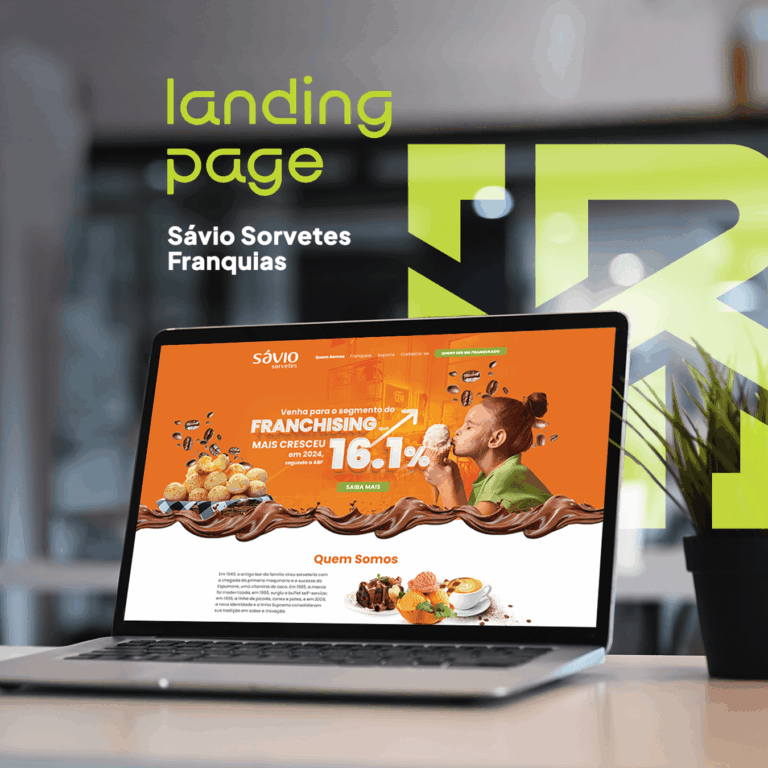 Landing Page - Sávio Sorvetes